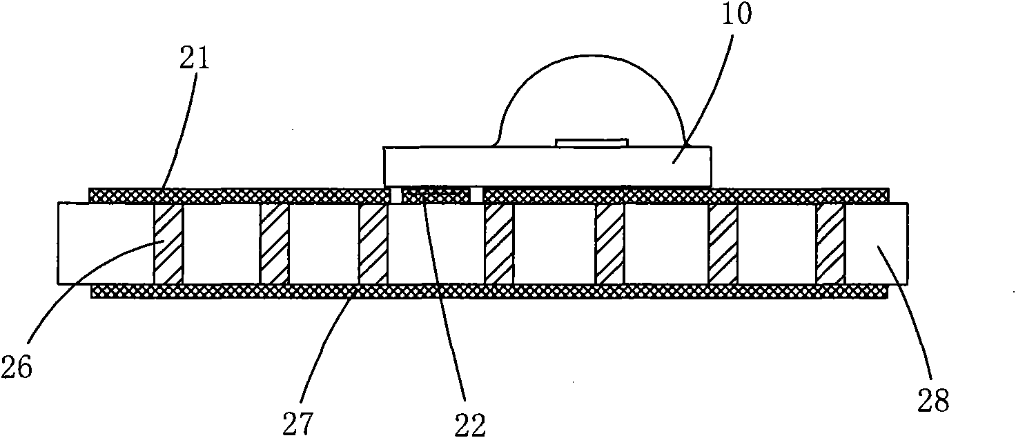 Light emitting diode (LED) lamp with heat dissipation circuit board