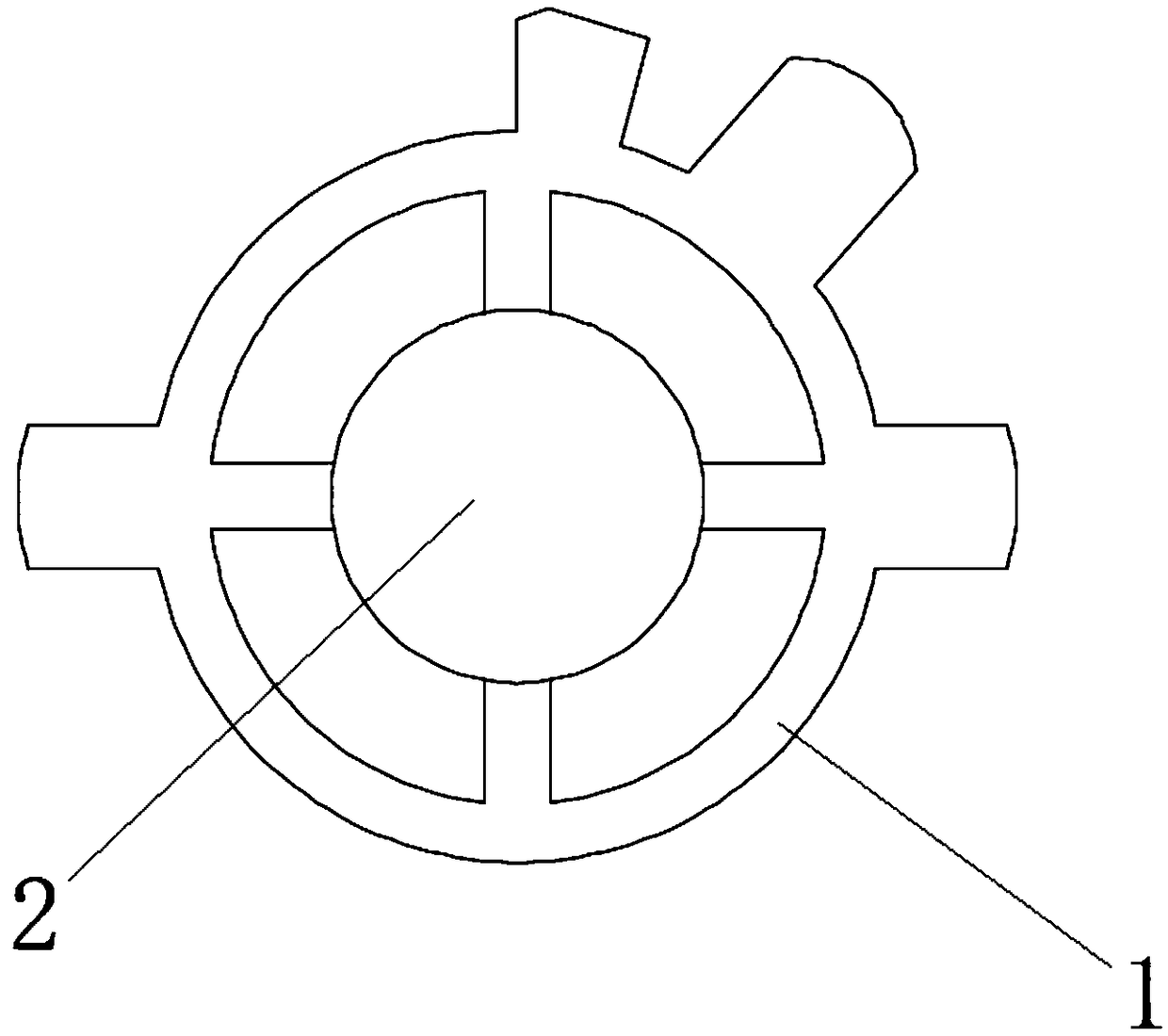 Fixed tool for detecting wind power blade