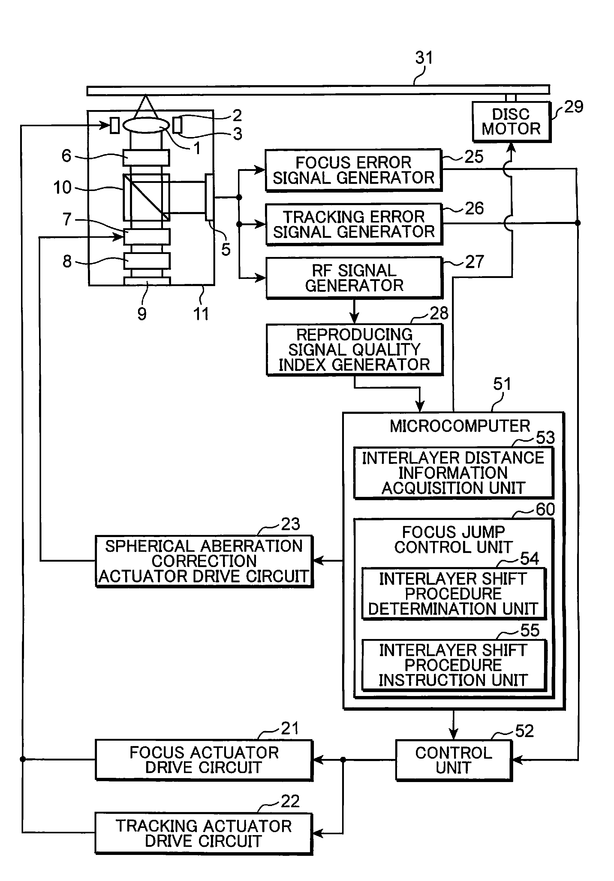 Optical disc apparatus, focus control method and integrated circuit