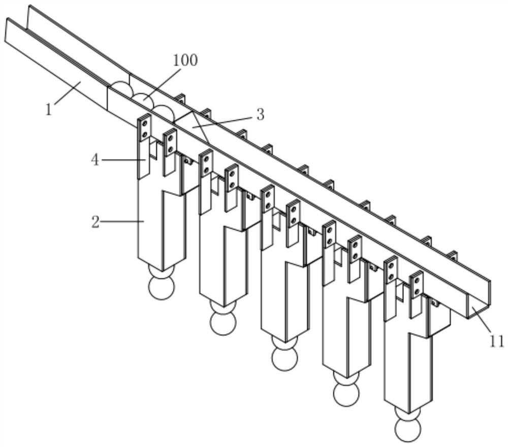 Device and method for adding copper balls or tin balls in electroplating line of printed board