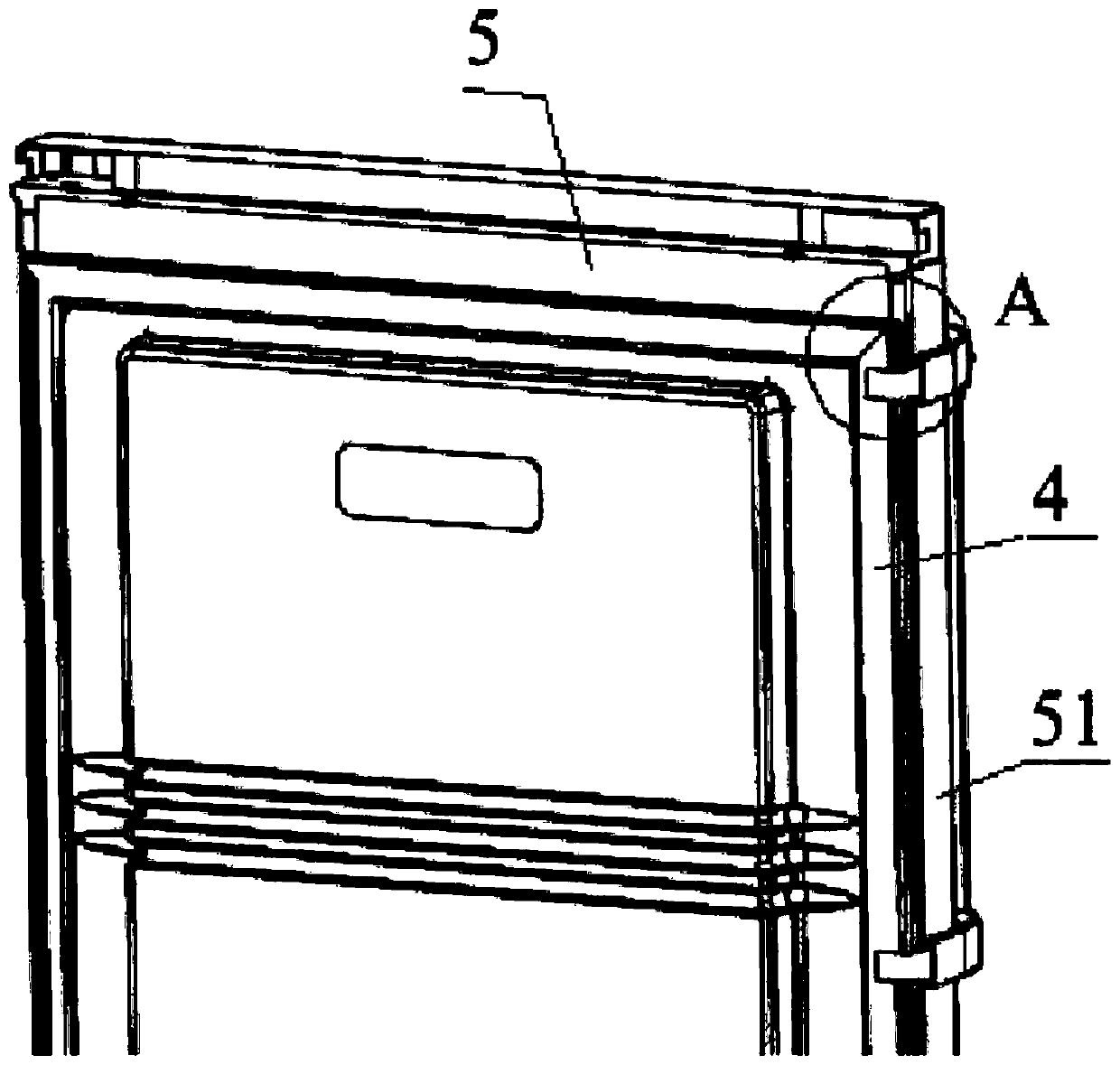 A kind of assist handle and refrigerator