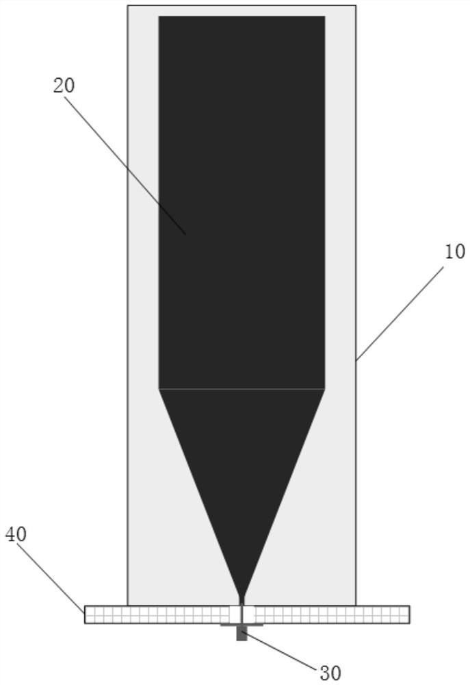 Short-wave antenna device based on non-metal highway facilities and implementation method