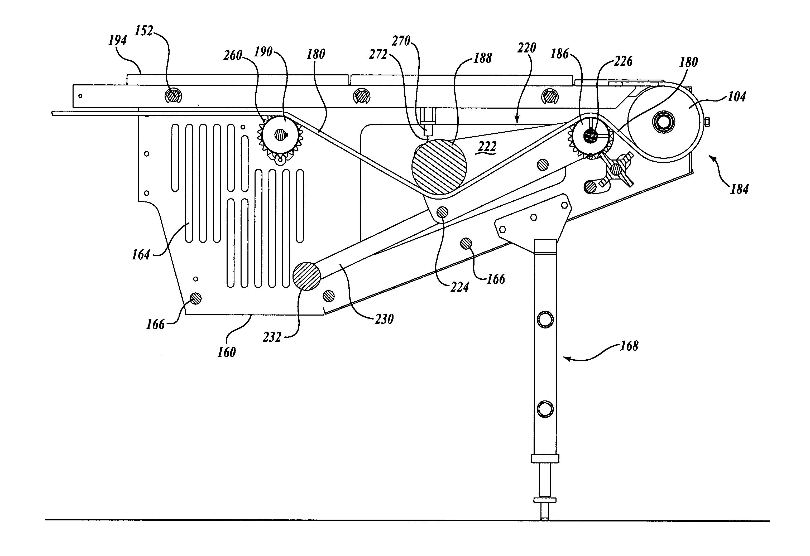 Friction drive conveyor