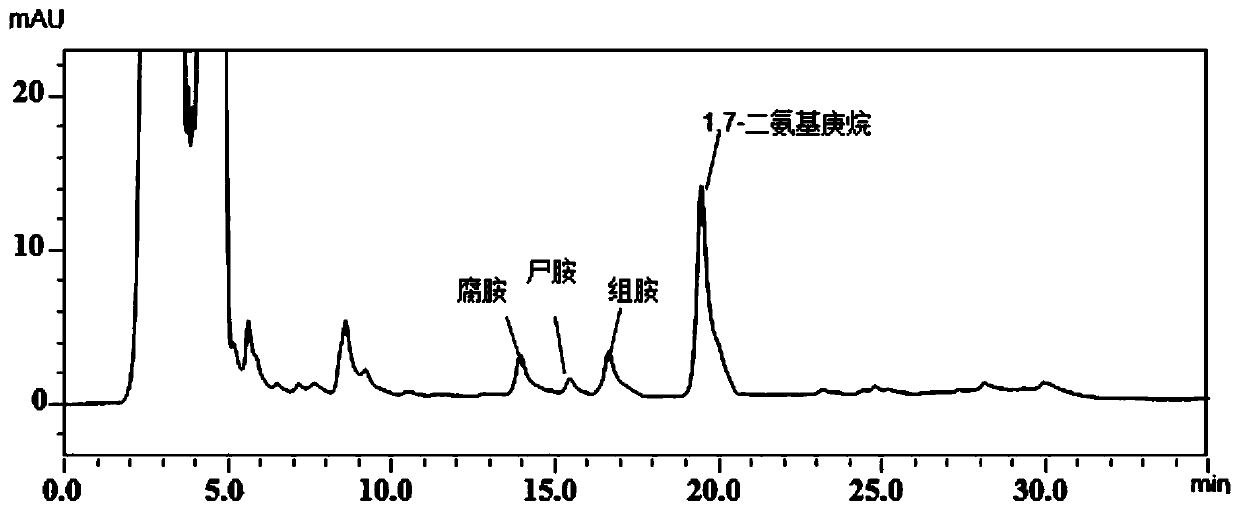 A detection method for biogenic amines in fish meat and its products