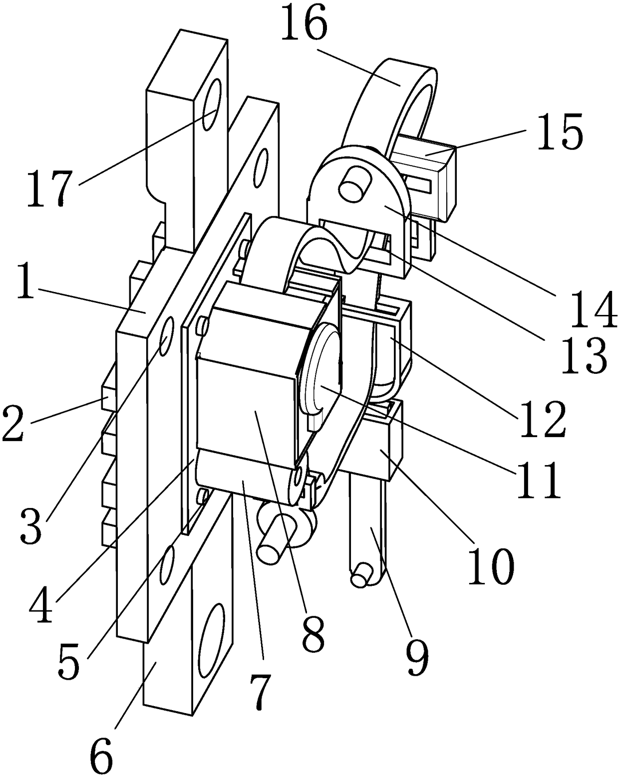 Installation structure of automobile back-row safety belt