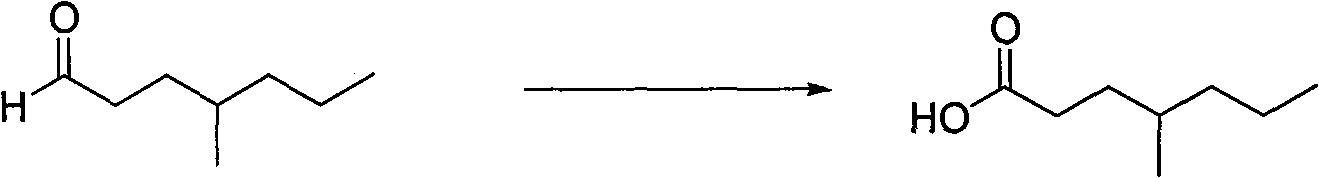 Process for preparing 4-methyl caprylic acid