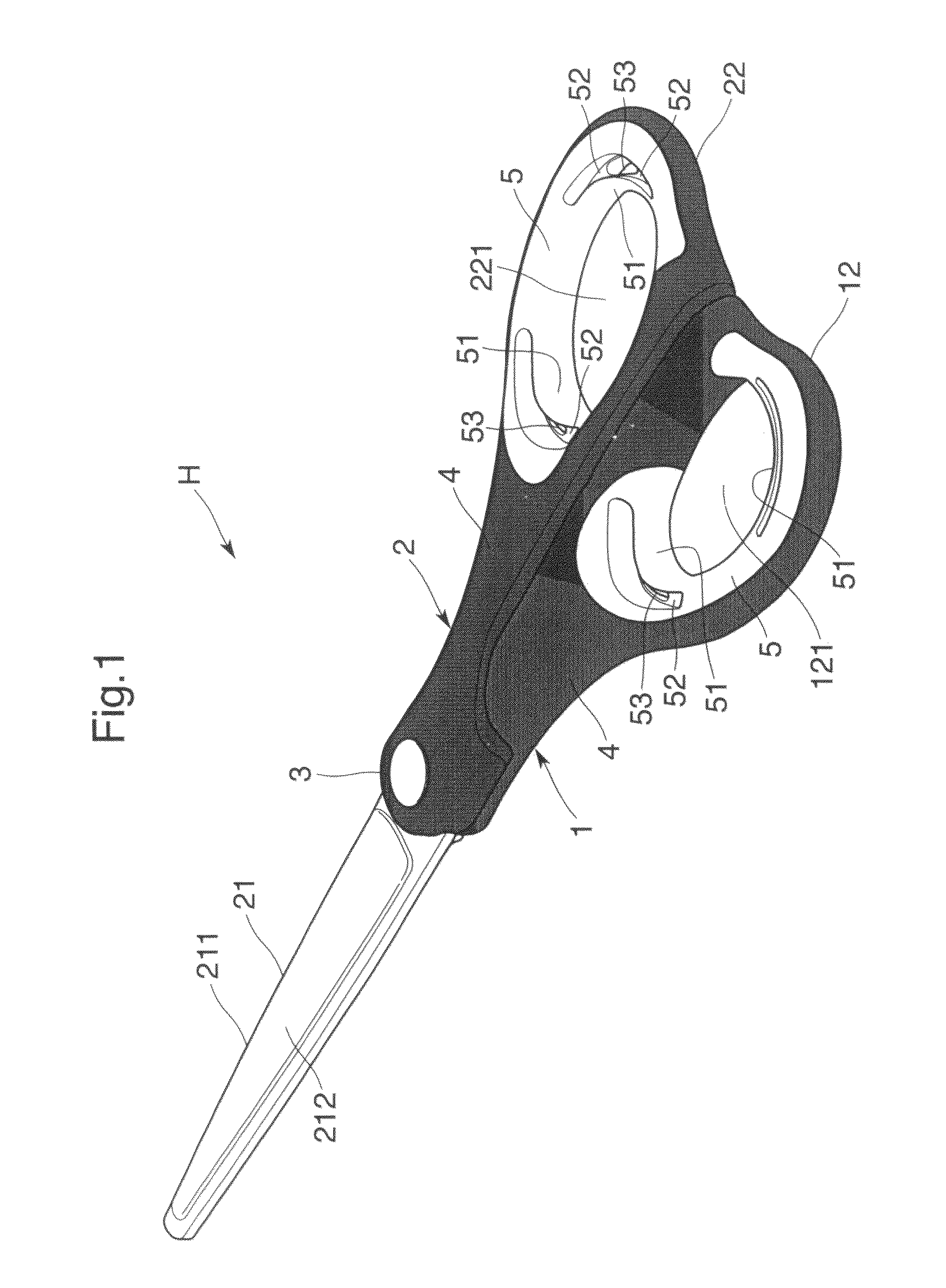 Handle of tool