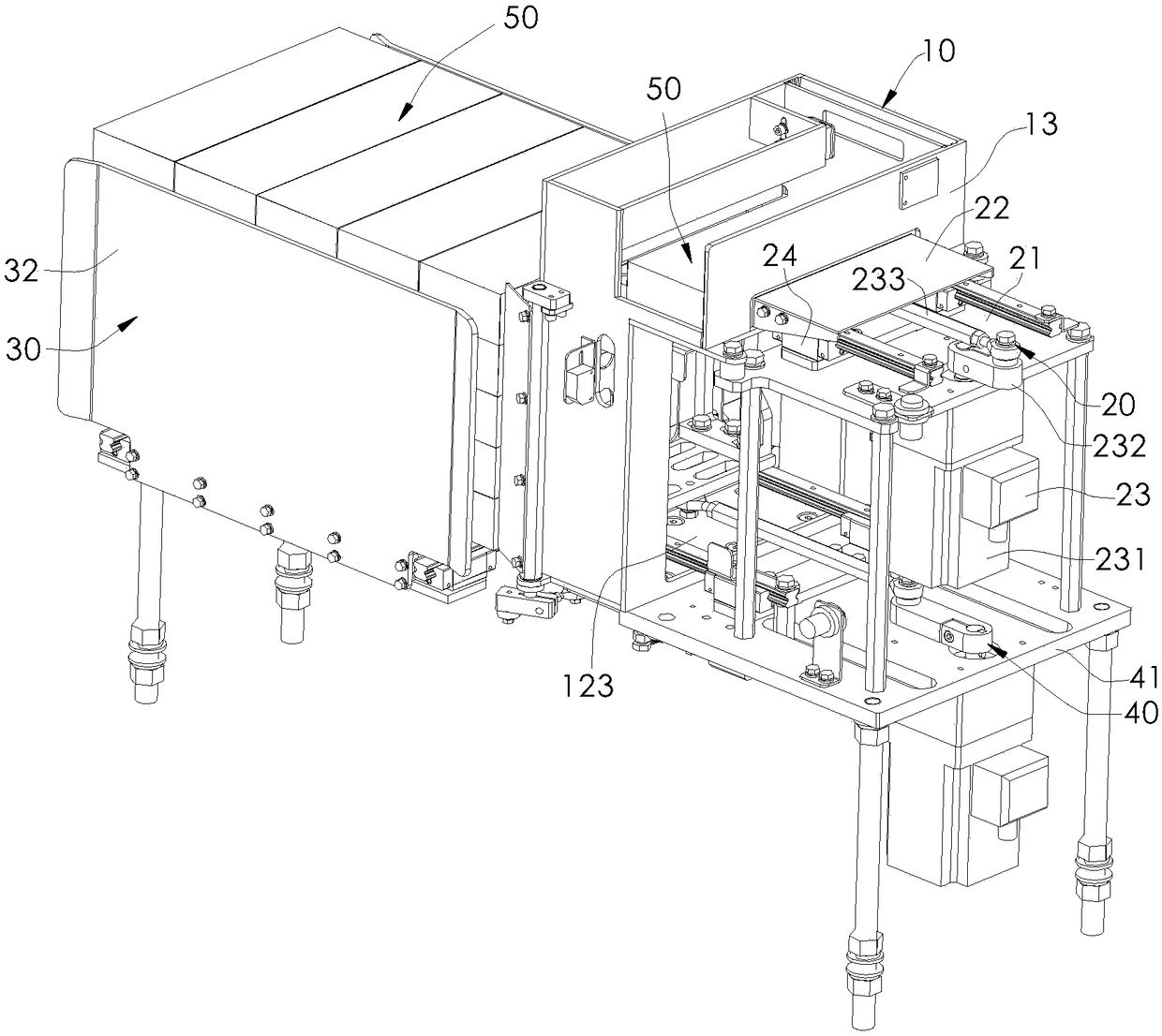 A cigarette stacking device