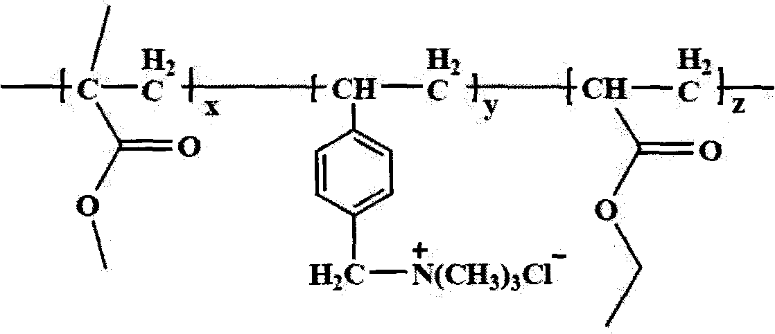 Preparation method of QAS polymer anion exchange membrane