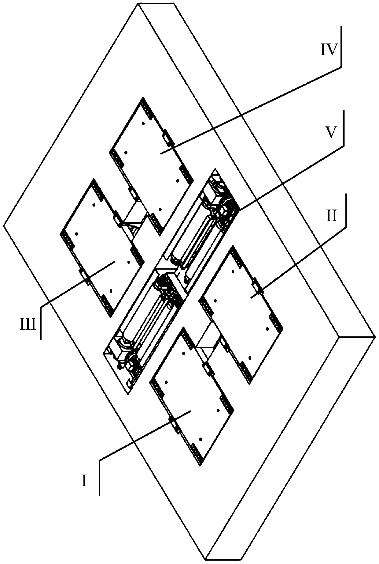 A heavy-duty reproducible brake detection test device for heavy-duty multi-axle vehicles