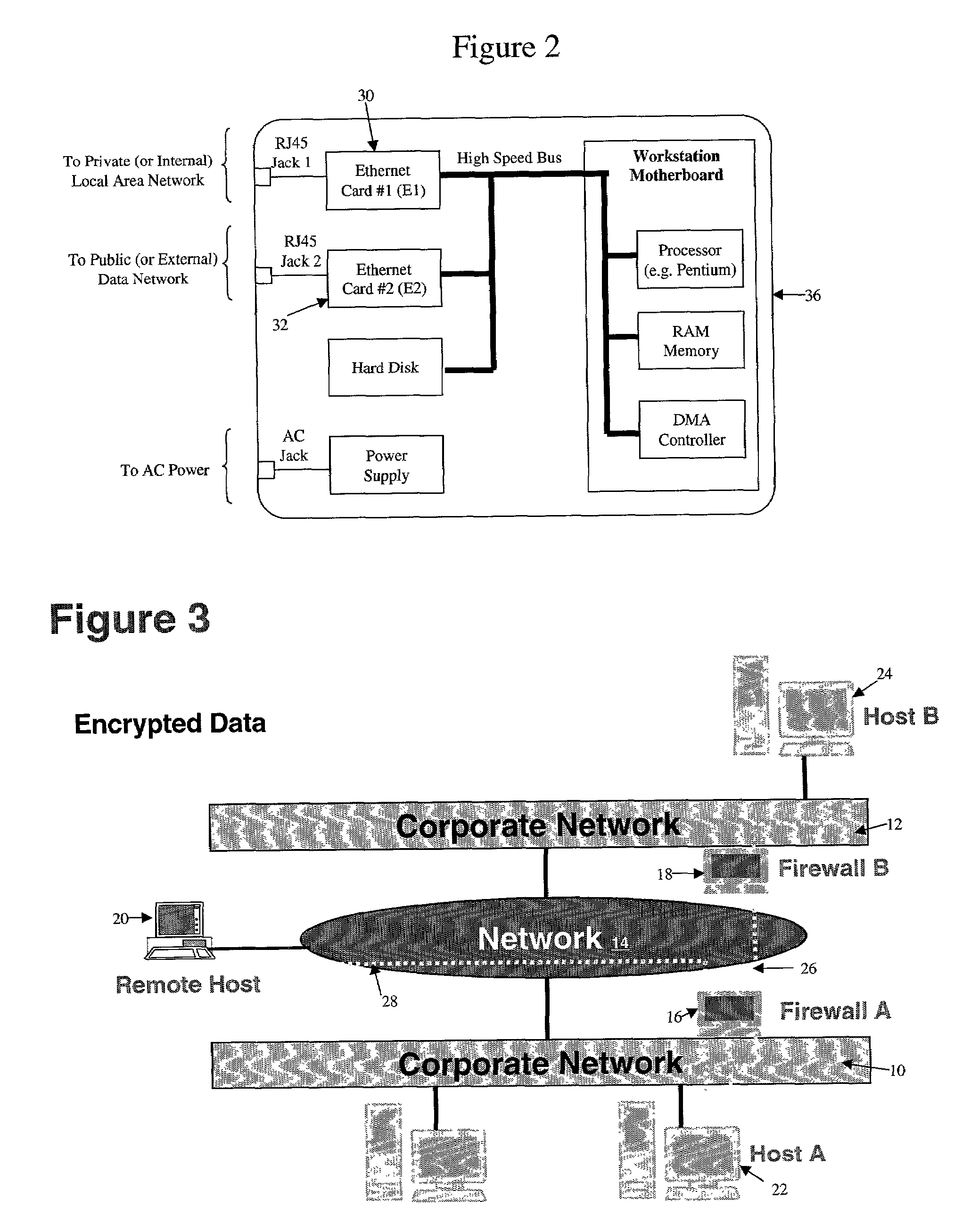 Method and apparatus for securely transmitting encrypted data through a firewall and for monitoring user traffic