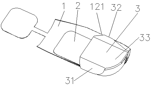 Medical clean-keeping protective cover device for colonoscopy