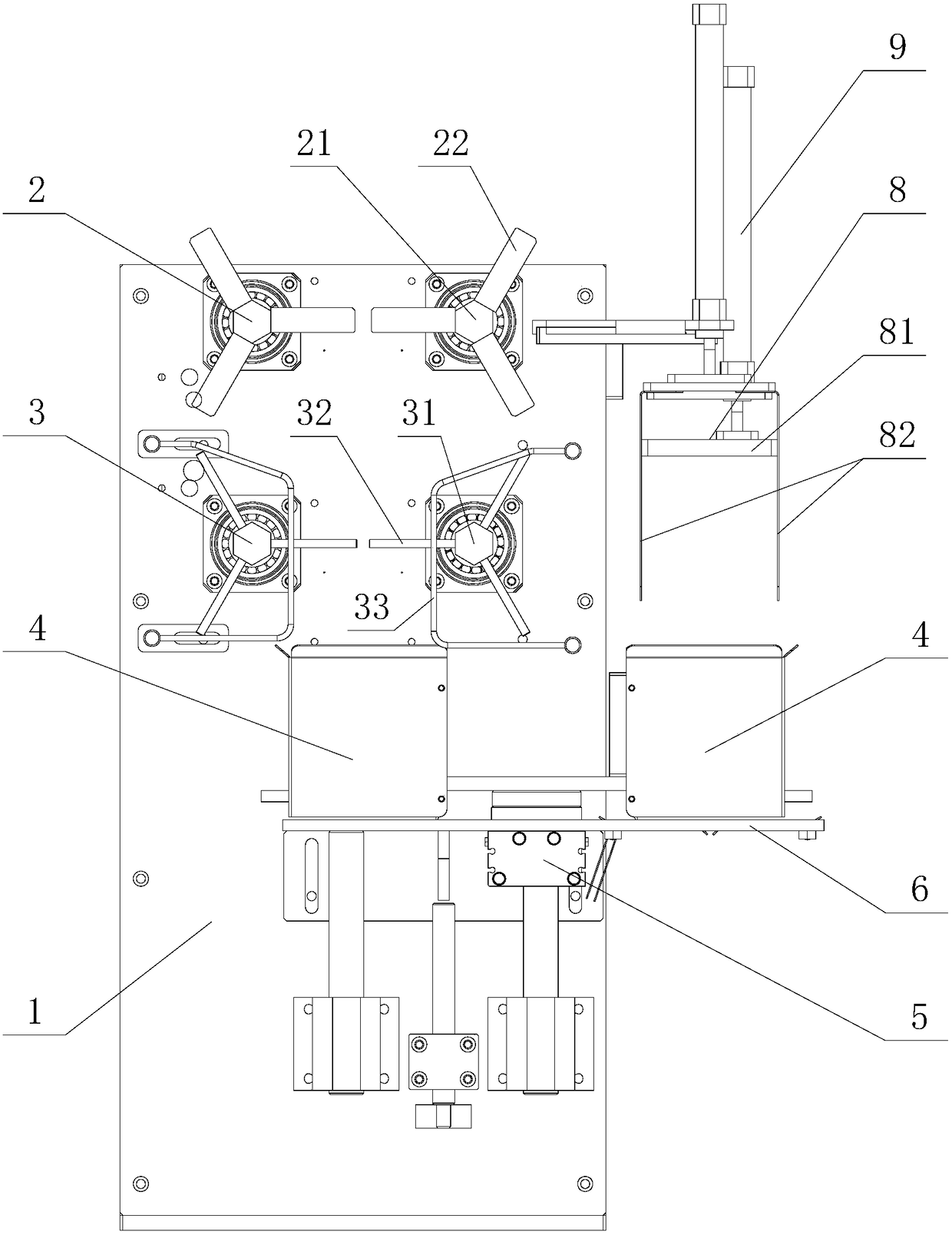 High-speed bag full line boxing and unloading mechanism