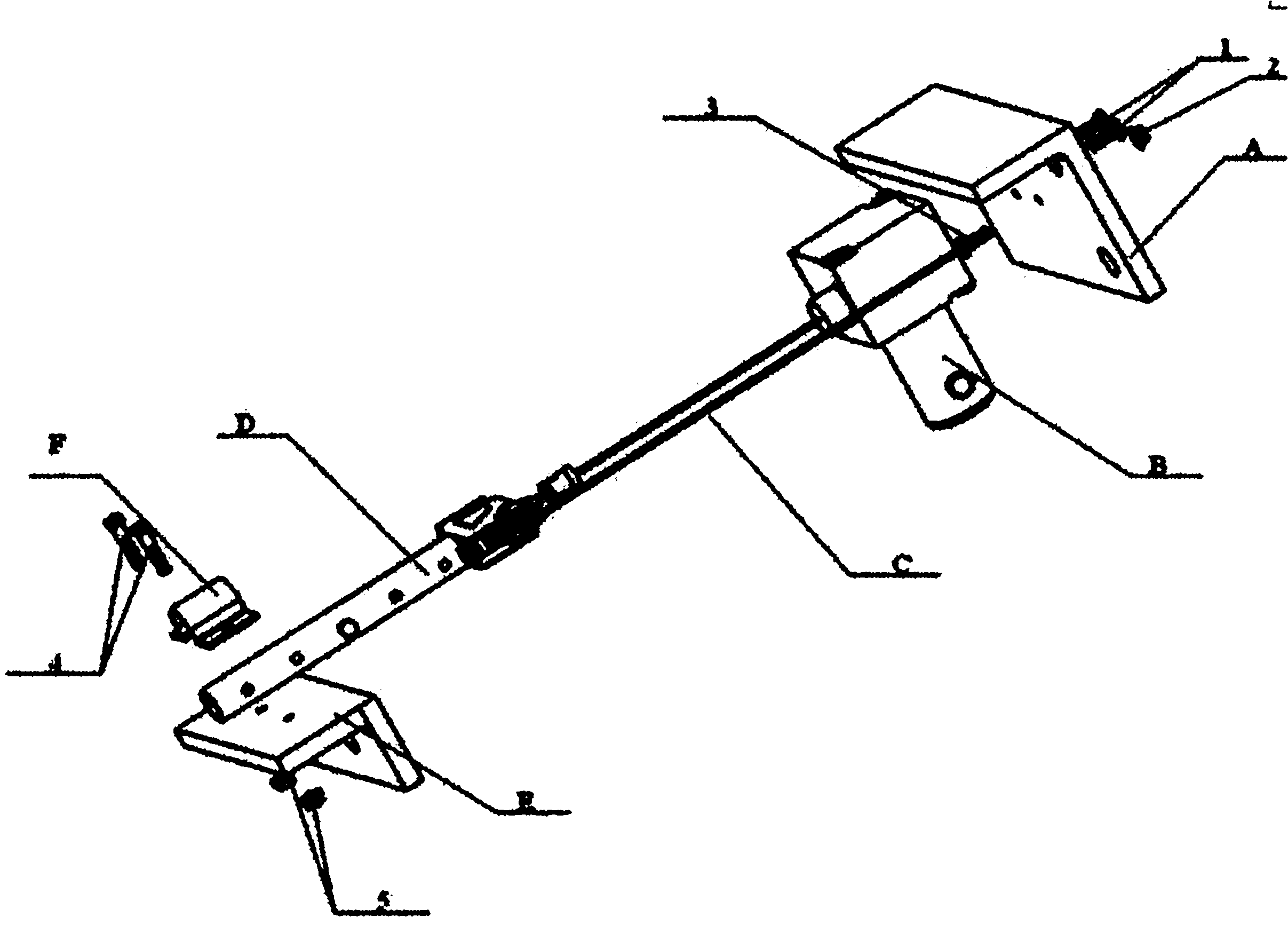 High-precision overloading-protecting automobile super-unbalanced overloading detector