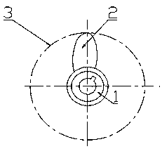 Tool path generating method of propeller blade processing