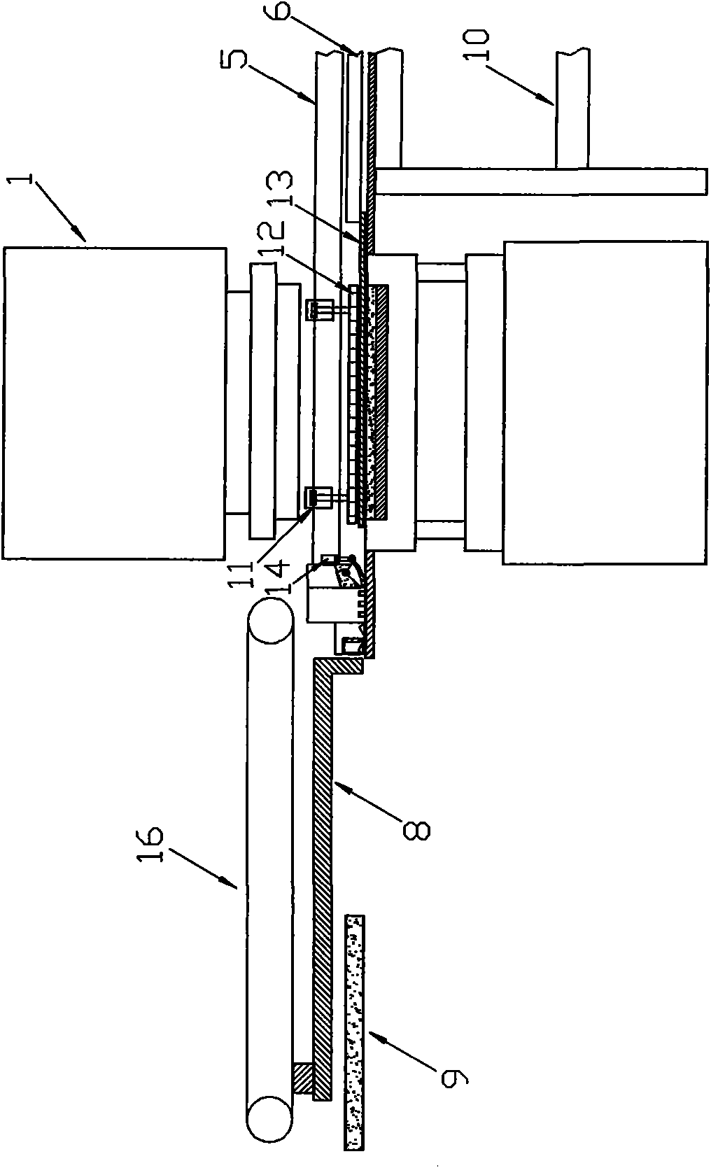 Equipment and method for producing imitation stone-texture ceramic tile