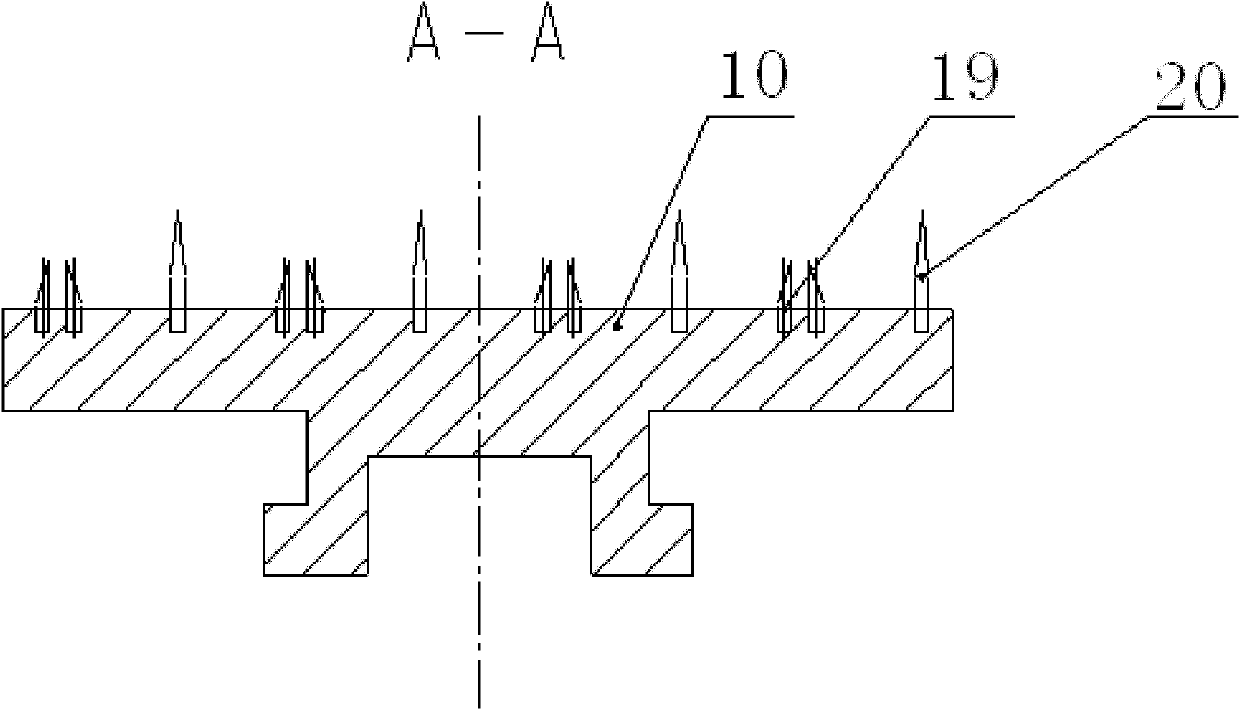 Tooth repair device for seal block and seal teeth of steam turbine generator of nuclear power plant