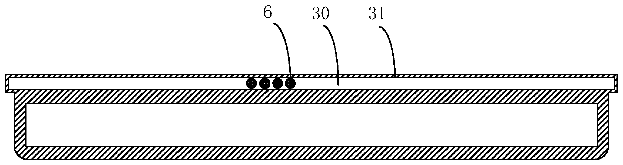 Protective device and flexible screen terminal