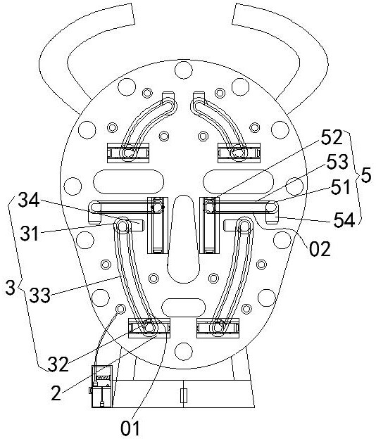 A massage and moisturizing facial beauty instrument