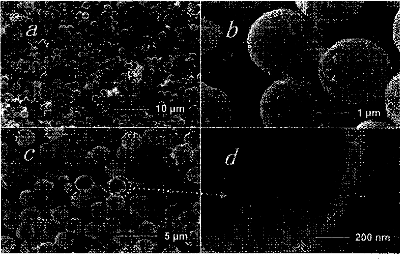 Method for preparing metal-phosphorus alloy hollow microsphere