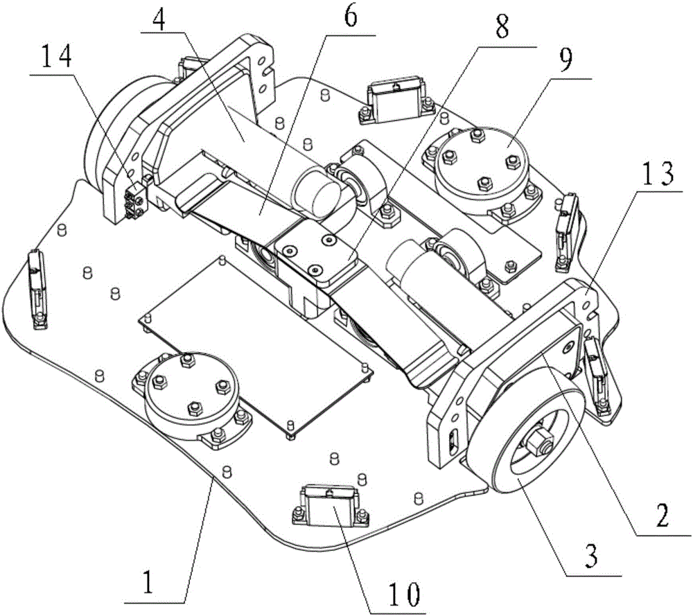 Robot chassis and service robot