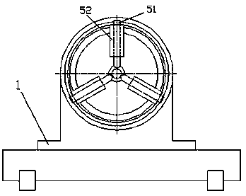 A device for turning slender threaded shafts on a lathe