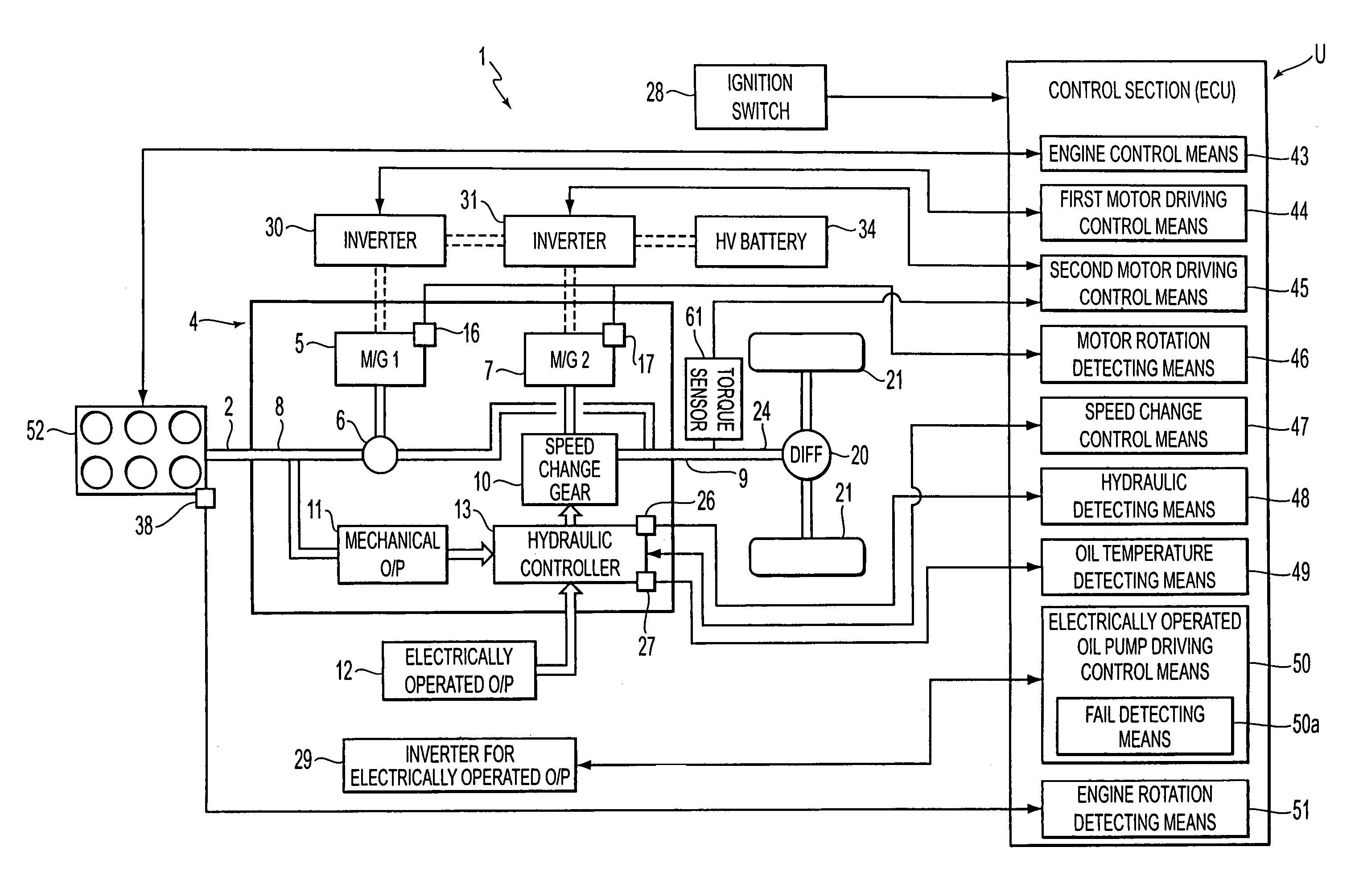 Drive unit for vehicle