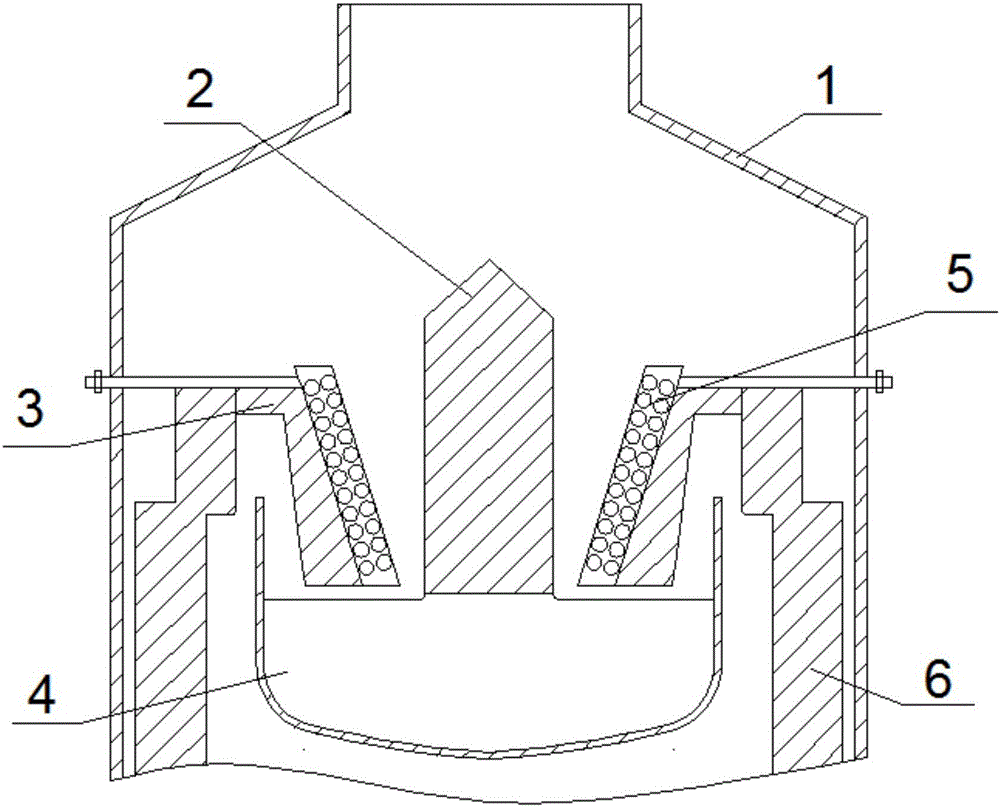 Single crystal furnace for achieving rapid crystal growth through chemical heat sink enhanced cooling technology