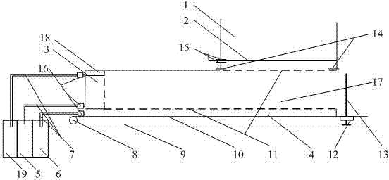 Device and method for simultaneously testing water seepage and drainage capacities of asphalt mixture