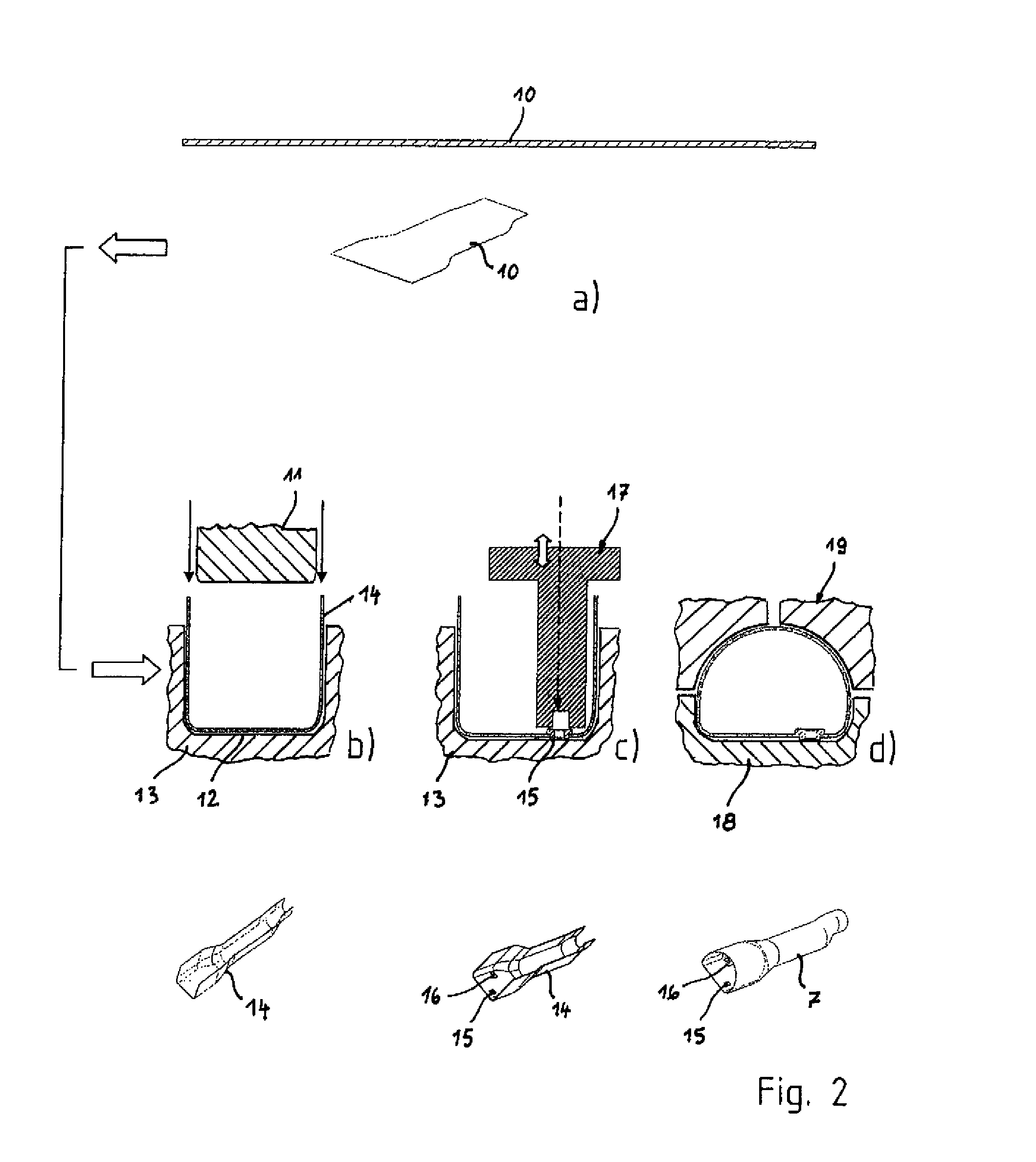 Method of making a tubular support bar for a dashboard support