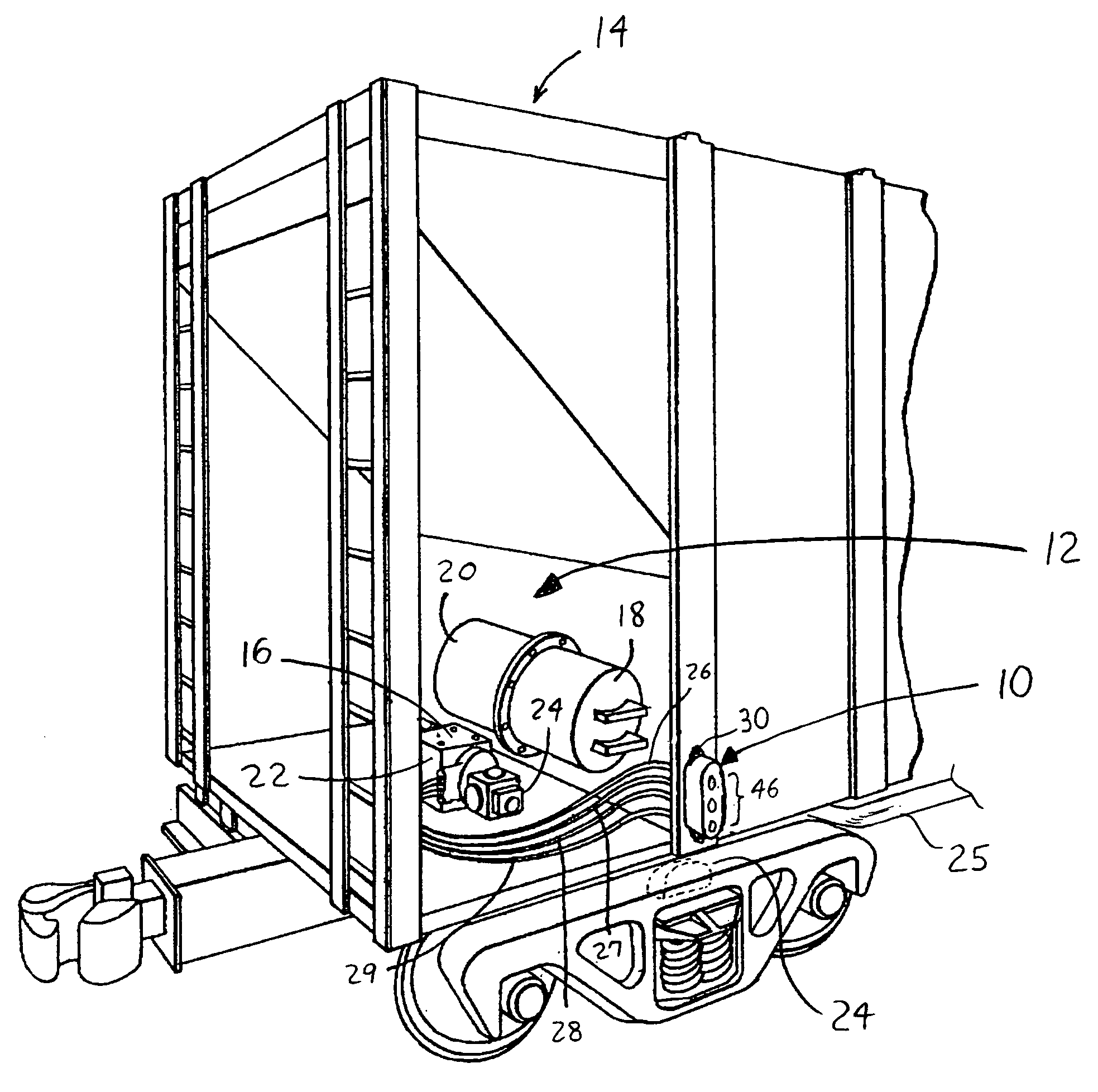 Freight car event recorder