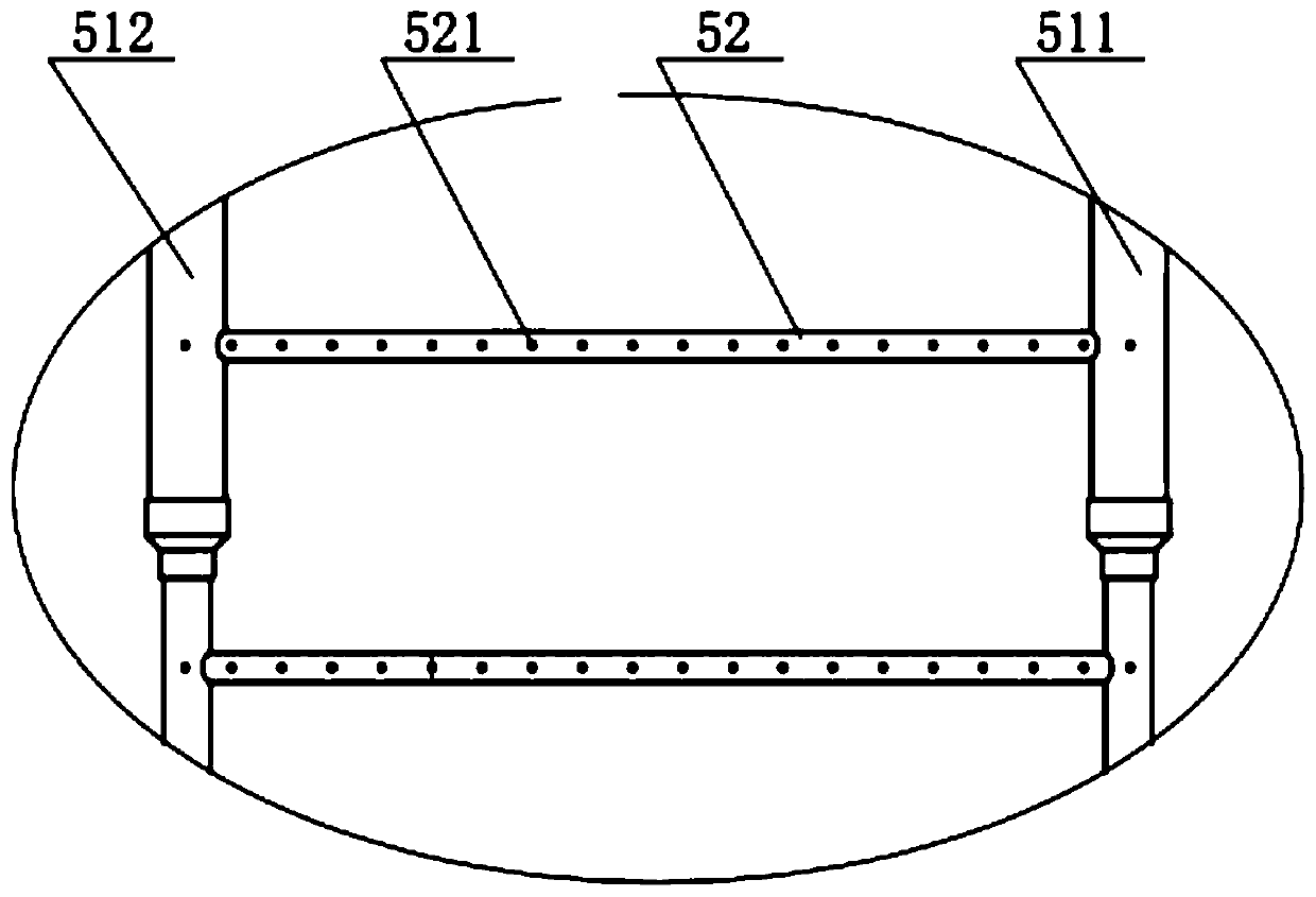 Plant factory vertical-horizontal tube ventilation method and device