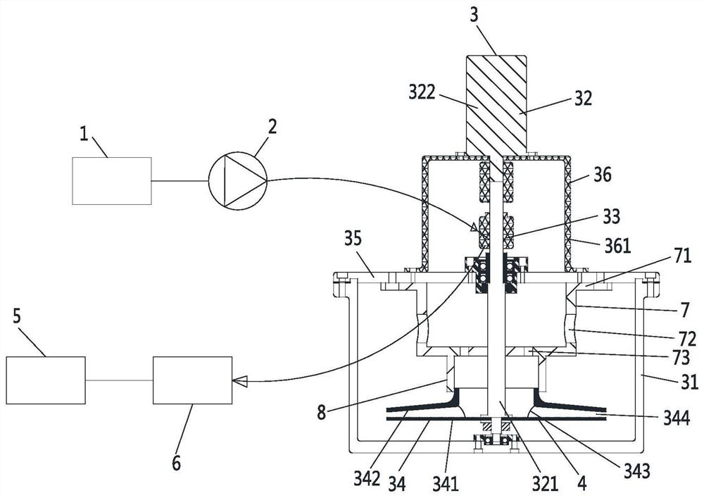 Quantitative Measurement System of Hydraulic Damping Ratio of Rotating Centrifugal Impeller