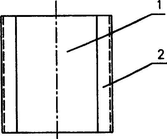 Hollow tooth-shape fluidized filling