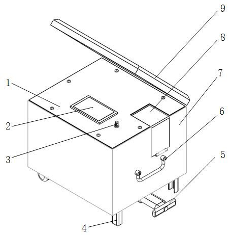 Portable intelligent oil pump and application method thereof