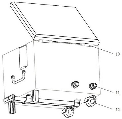 Portable intelligent oil pump and application method thereof