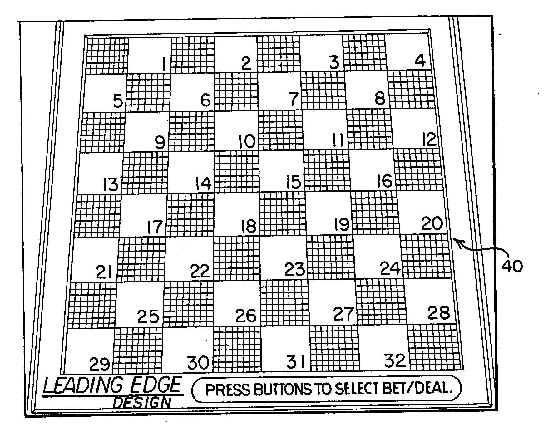 Computerized game with cascading strategy and full information