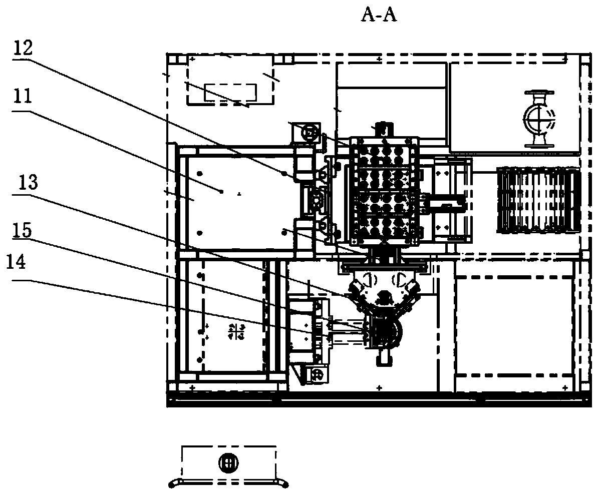 Full-automatic rack vertical quenching and horizontal tempering equipment