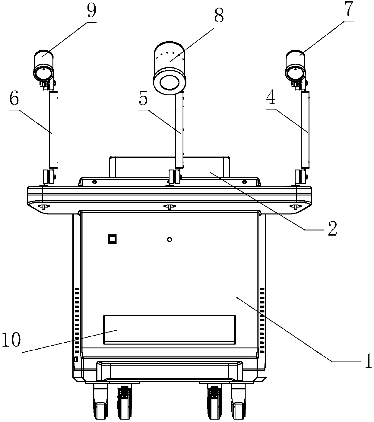 Diabetes foot disease rehabilitation therapeutic instrument