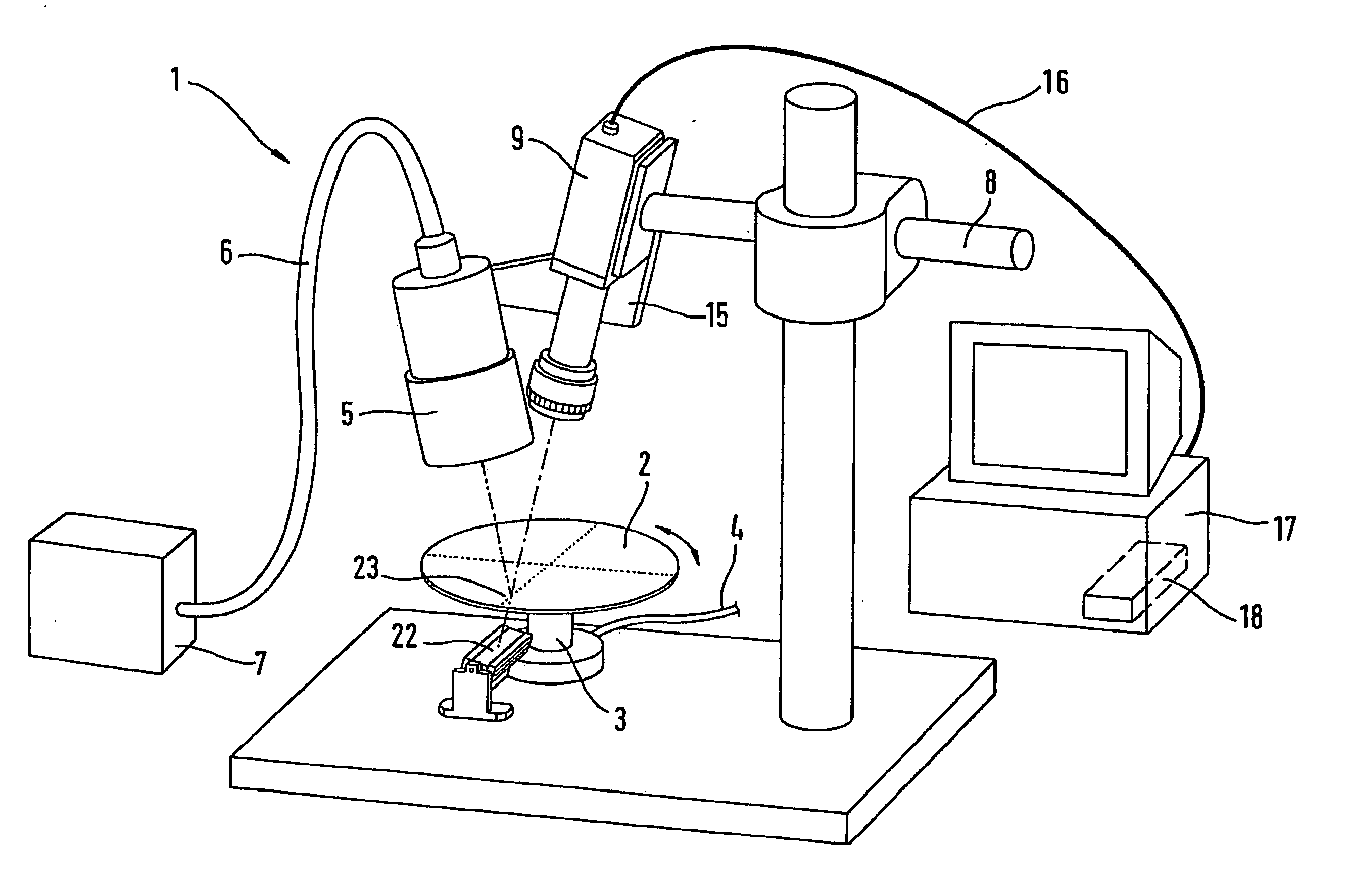 Method and system for inspecting a wafer