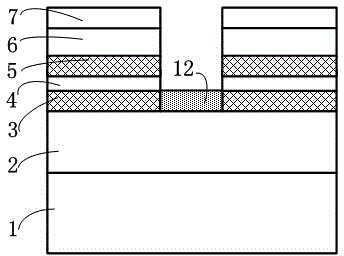 Longitudinal conduction GaN (gallium nitride) normally-off MISFET (metal-insulator-semiconductor field effect transistor) device and manufacturing method thereof