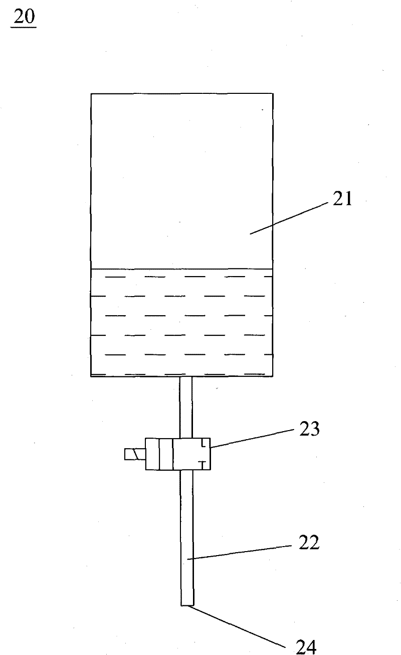 Packaging method of material containing liquid material or volatile material