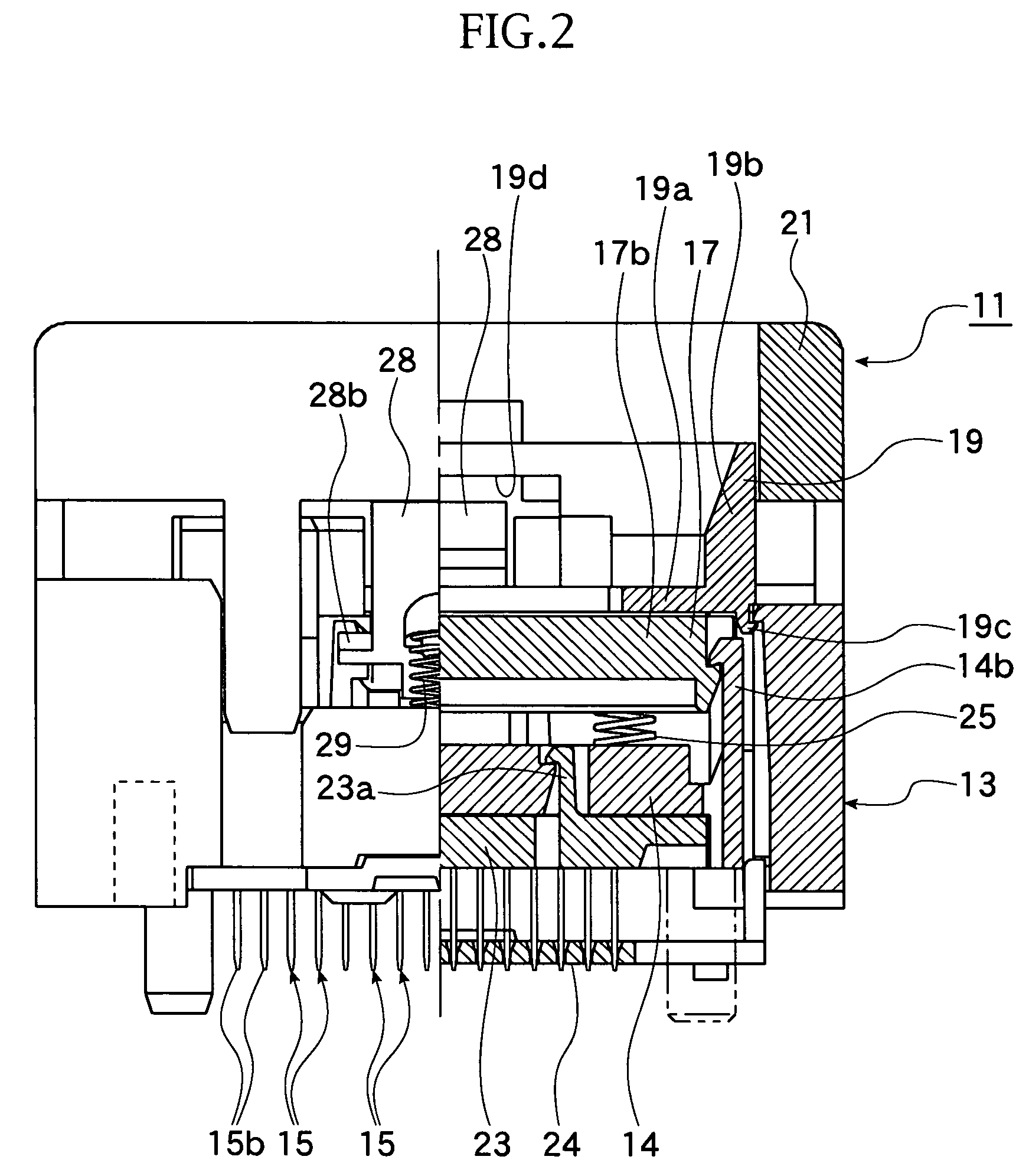 Socket for electrical parts