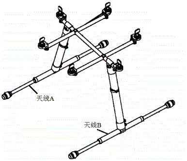 Multi-rotor unmanned aerial vehicle high-gain omnidirectional conformal diversity antenna technology