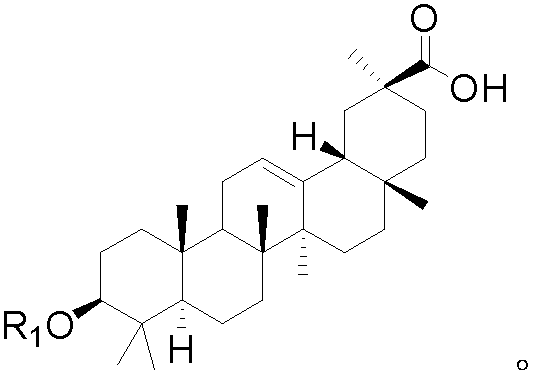 Application of glycyrrhetinic acid derivatives in preparation process of anti-inflammatory drugs