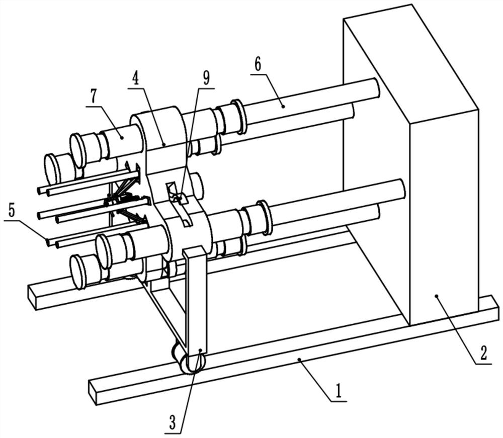 Pipe jacking device for subway construction