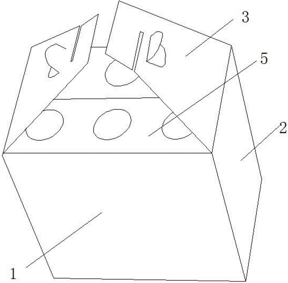 Portable lock catch type corrugated paper packaging box for beverages