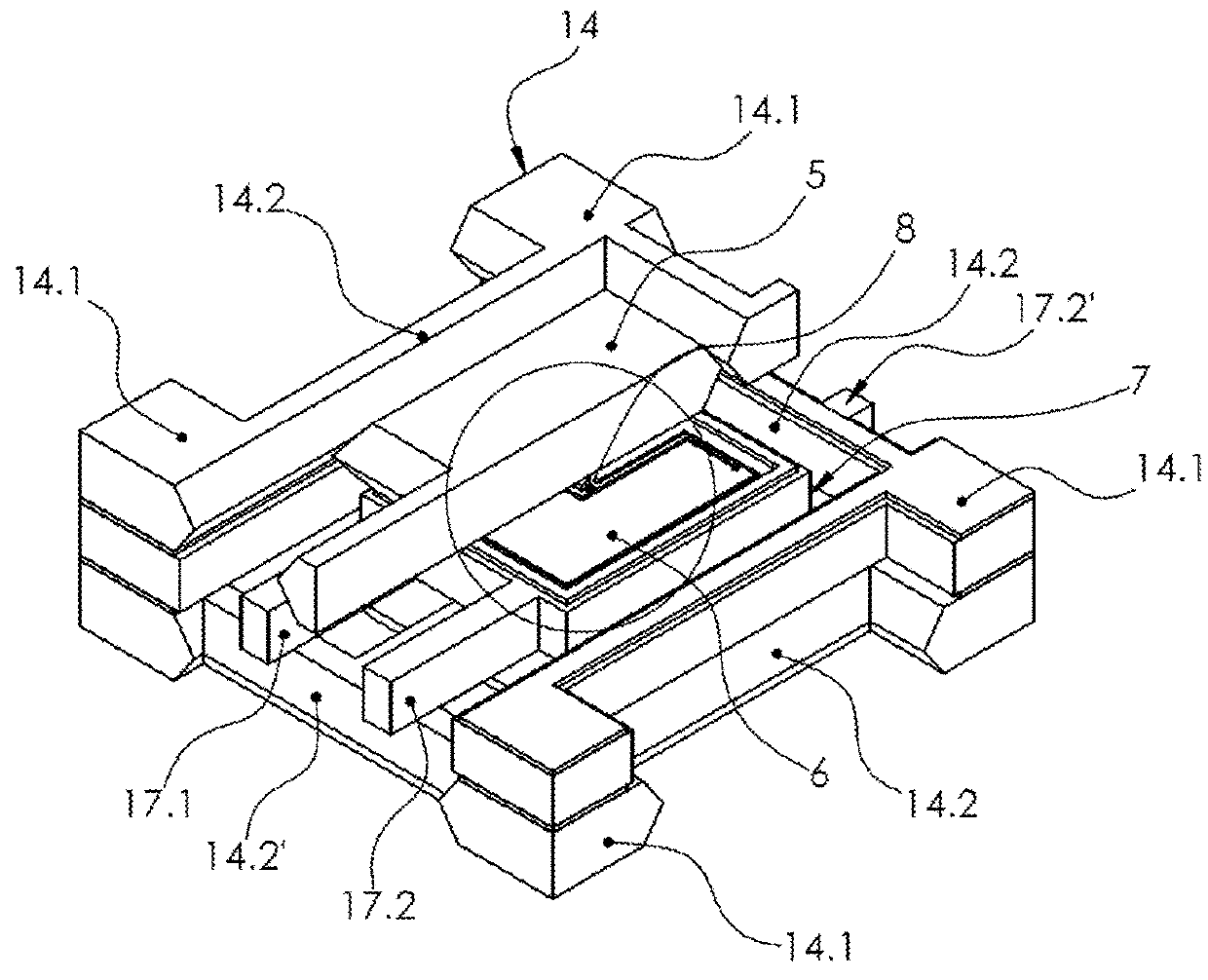 Out-of-plane-accelerometer