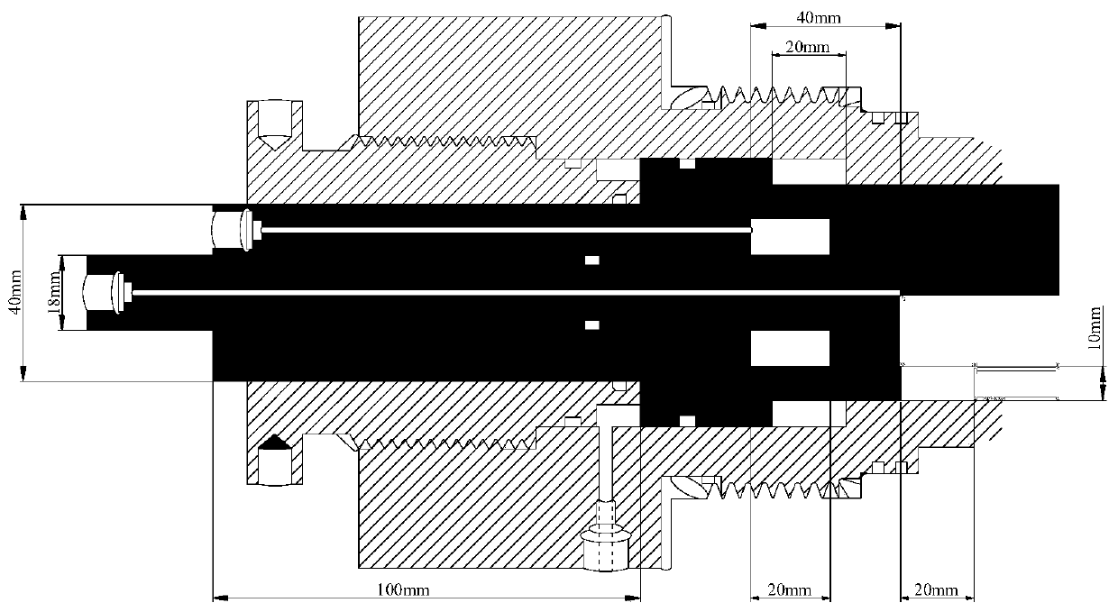 Coal rock circulation friction-gas seepage coupling test device and test method