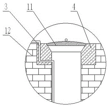 Staged air supplying and heating device and method for combustion chamber of coke furnace